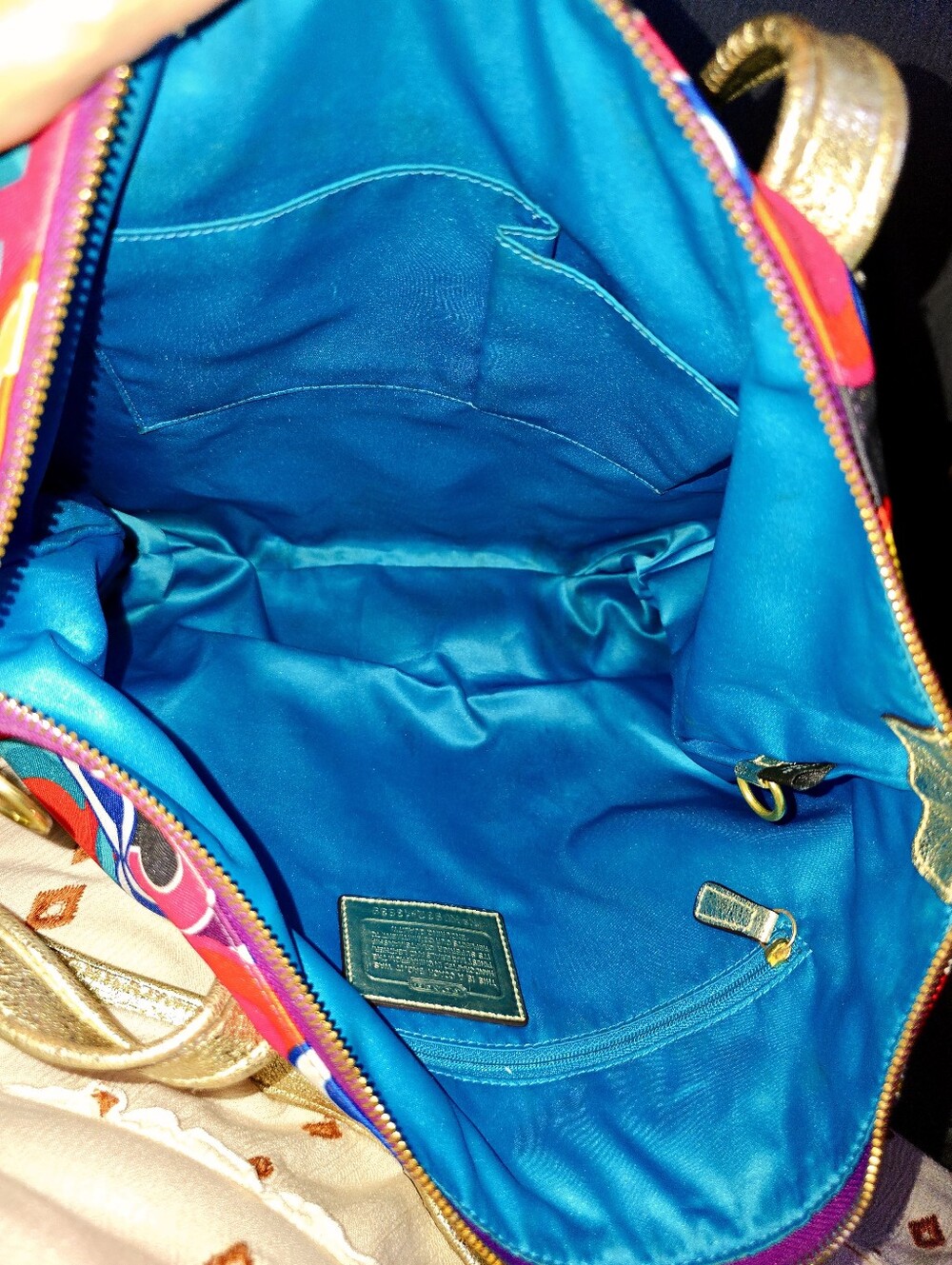 Coach Poppy Pop C Grafitti Signature Glam Tote (#13839) - Picture 6 of 10